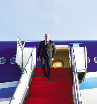 Рабочий визит ПрезидентаАзербайджана Ильхама Алиева в Казахстан