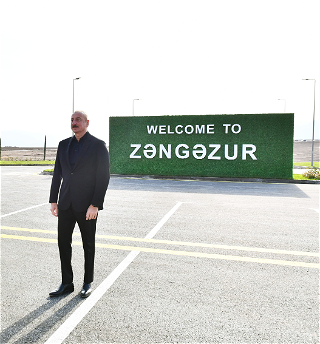 Президент Ильхам Алиев и первая леди Мехрибан Алиеваознакомились с условиями, созданными в Зангиланскоммеждународном аэропорту