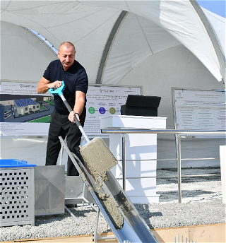 В Губадлы заложен фундамент 35-киловольтнойподстанции и Центра цифрового управления