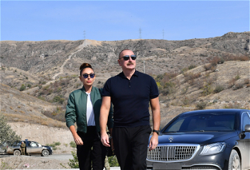 Президент Ильхам Алиев и первая леди Мехрибан Алиеваознакомились с Генеральным планом города Губадлы,заложили фундамент комплекса музеев оккупации и Победы