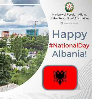 МИД Азербайджана поздравил Албанию по случаю национального праздника