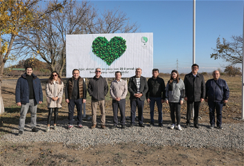 В рамках проекта «Зеленое сердце» в Шамкире и Самухе посадят 250 тыс. деревьев