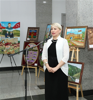 В рамках «Года города Шуша» организована выставка работ лиц с инвалидностью