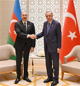 Президент Азербайджана Ильхам Алиев встретился с Президентом Турции Реджепом Тайипом Эрдоганом