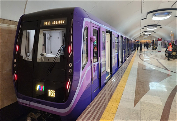 В бакинском метро запущен 20-й поезд нового поколения