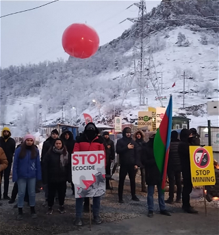 Дорога Лачин – Ханкенди: акция протеста продолжается с высоким патриотическим настроем и решимостью