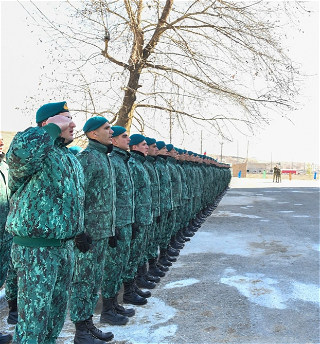 В воинской части ГПС в Джебраиле сданы в эксплуатацию жилые здания для офицеров и гизирей