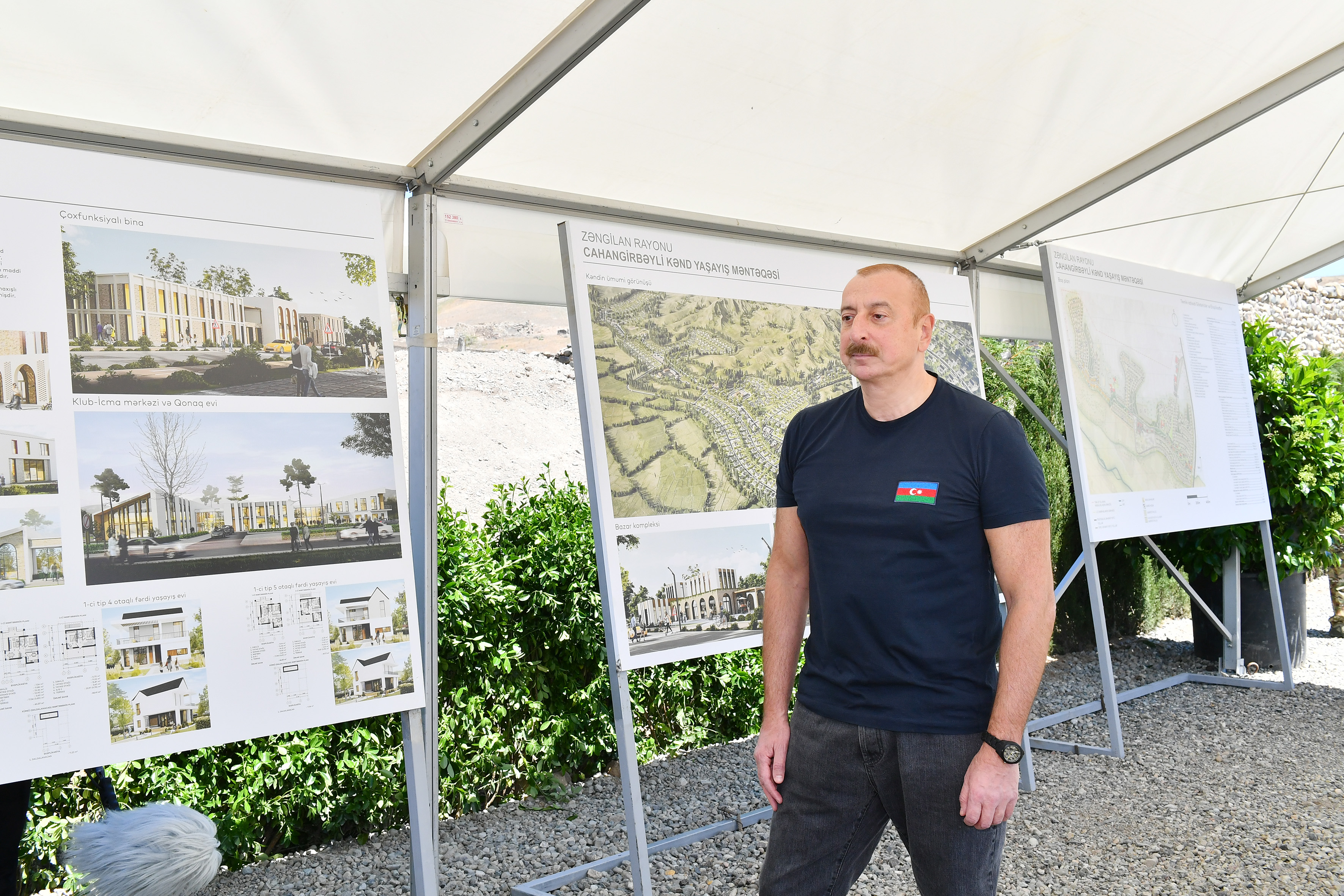 В селе Джахангирбейли Зангиланского района на начальном этапе планируется расселить 1200 человек