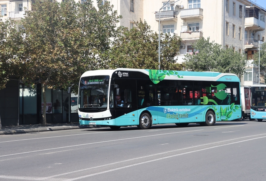 Первый электробус запущен на линию в Баку