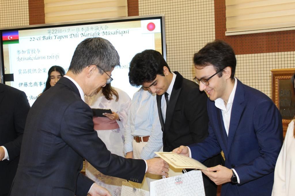 В БГУ прошел XXII Бакинский конкурс ораторства на японском языке