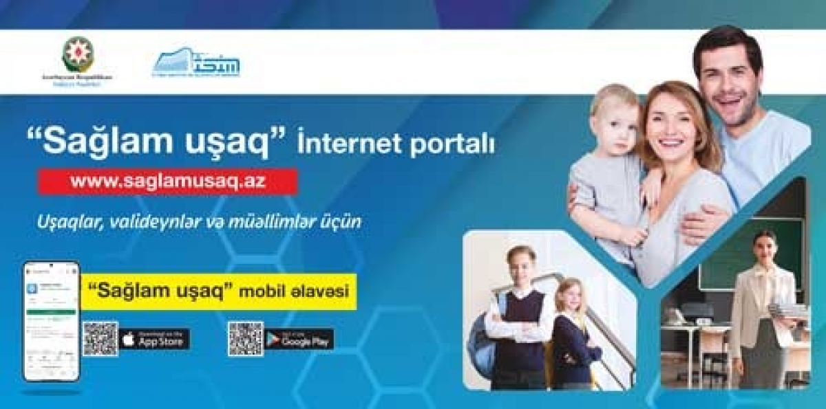 Минздрав запустил интернет-портал и мобильное приложение Sağlam uşaq