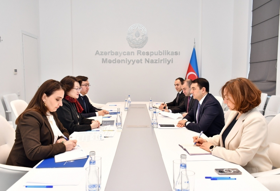 Министр культуры встретился с президентом Фонда тюркской культуры и наследия