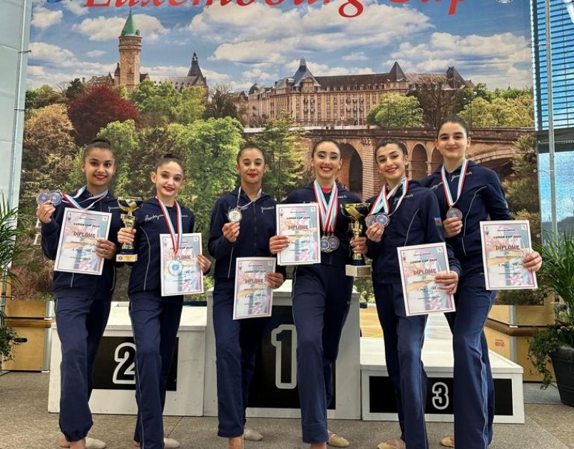 Азербайджанские грации завоевали 9 медалей на международном турнире