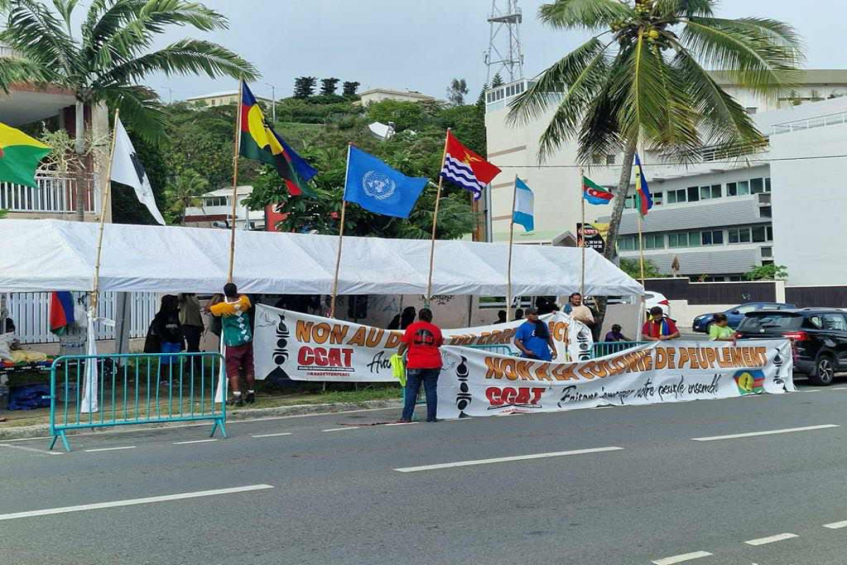 В Новой Каледонии прошла очередная акция протеста против колониальной политики Франции