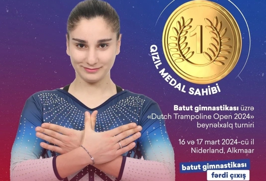 Азербайджанские гимнасты завоевали золотые и серебряные медали в Нидерландах
