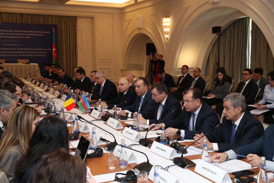 Состоялось 8-е заседание совместной азербайджано-румынской комиссии