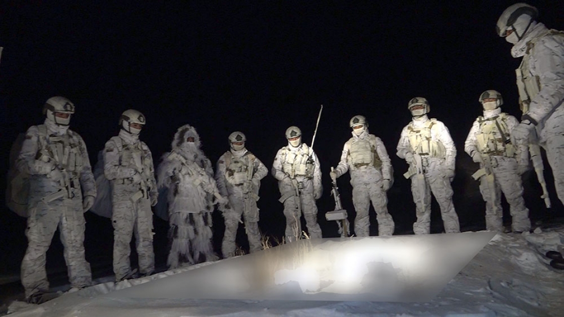 В Отдельной общевойсковой армии состоялись тактико-специальные учения на тему «Ведение боевых операций в условиях суровых морозов»