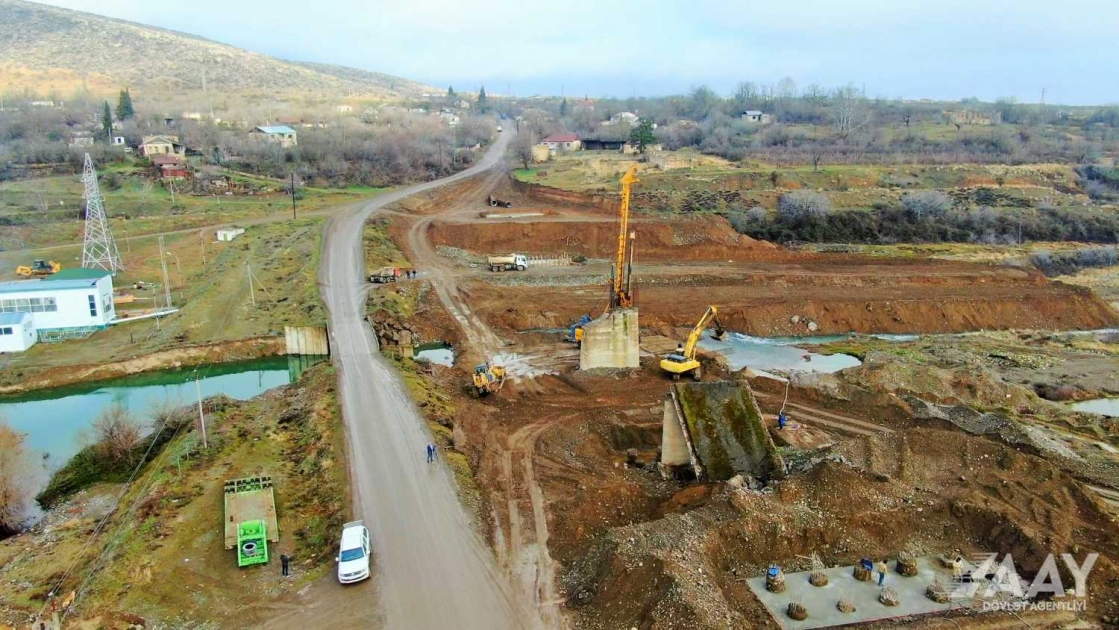 Начато строительство автомобильной дороги Агдере-Агдам 