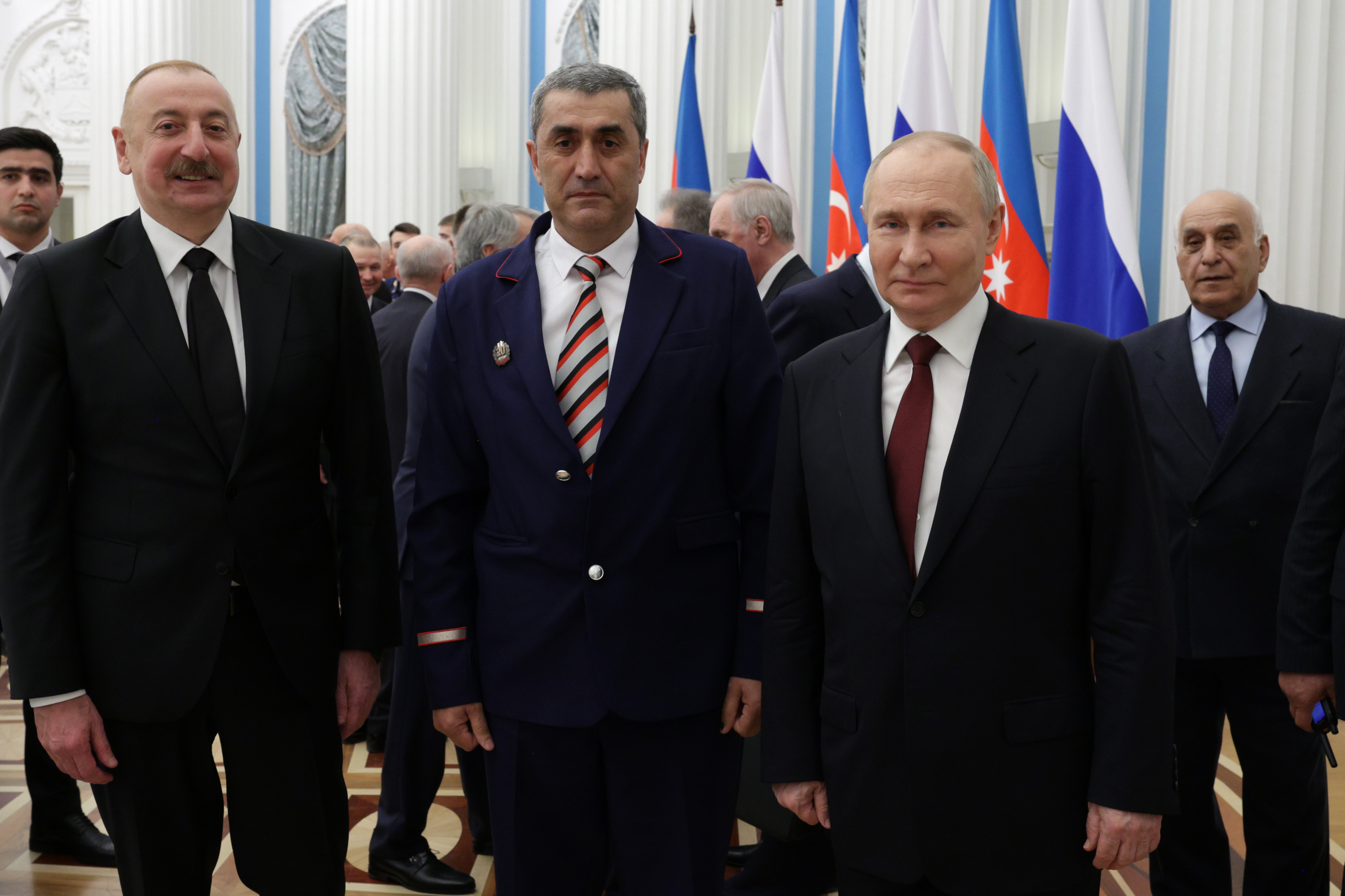 Рабочий визит Президента Азербайджана Ильхама Алиева в Россию