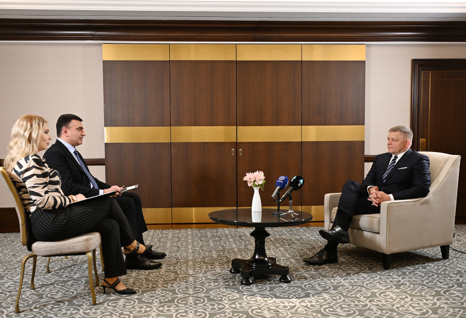 Премьер-министр Словакии дал интервью АЗЕРТАДЖ и АзТВ 