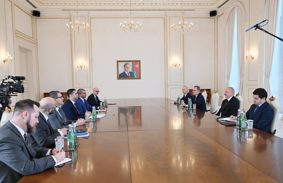 Президент Ильхам Алиев принял делегацию, возглавляемую действующим председателем ОБСЕ