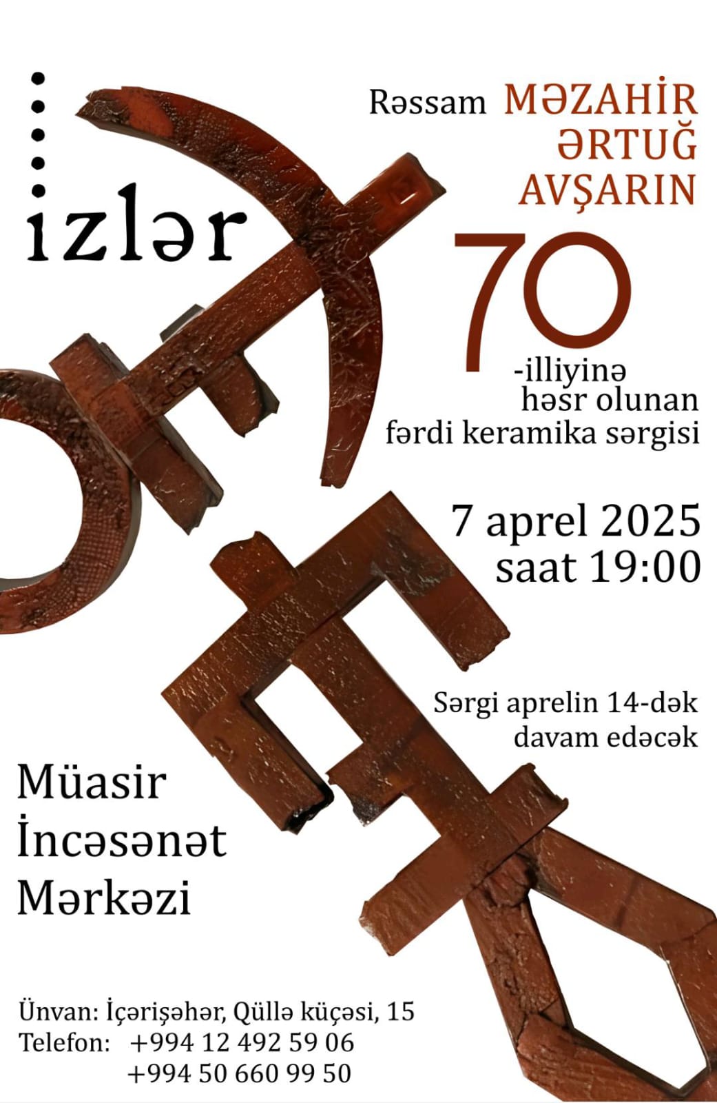 Məzahir Ərtuğ Avşarın yubiley sərgisi