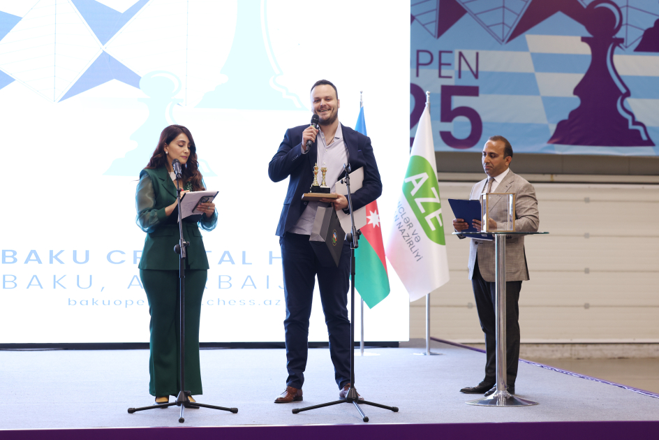Состоялась церемония закрытия Международного шахматного фестиваля Baku Open-2025