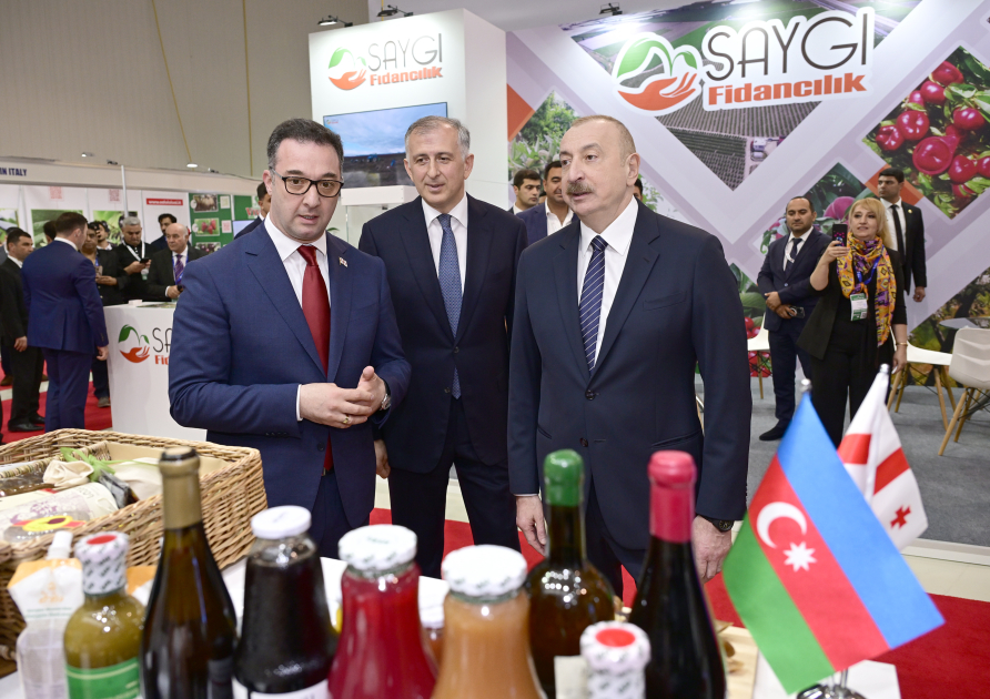 Президент Ильхам Алиев ознакомился с выставками InterFood Azerbaijan и Caspian Agro БУДЕТ ОБНОВЛЕНО