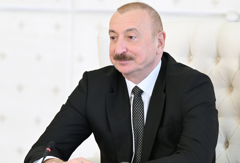 Президент: Особую гордость вызывает то, что сегодня национальная сборная по мини-футболу состоит исключительно из молодых людей, родившихся и выросших в Азербайджане