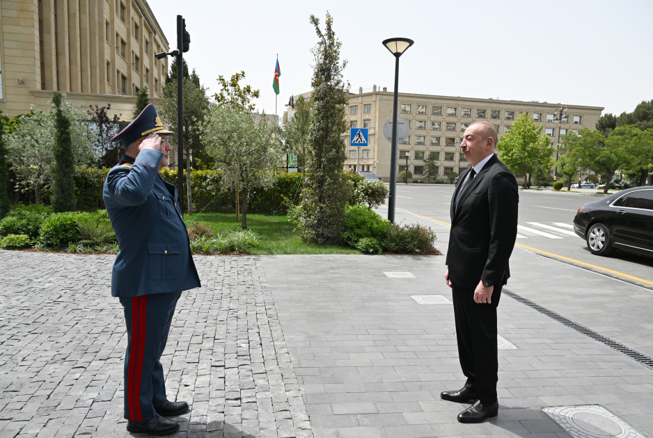Президент Ильхам Алиев принял участие в открытии нового административного здания Государственного таможенного комитета