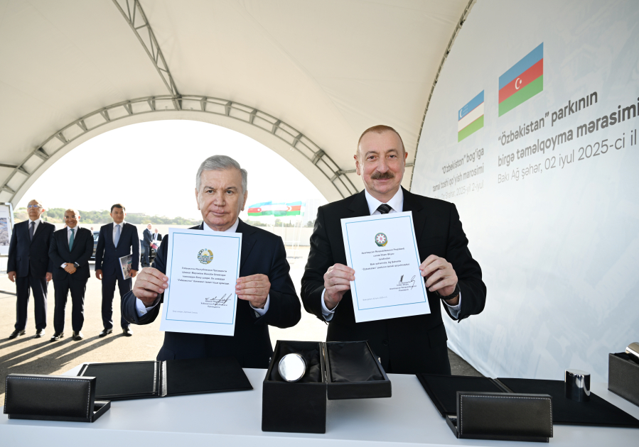 В Баку заложен фундамент парка «Узбекистан»
