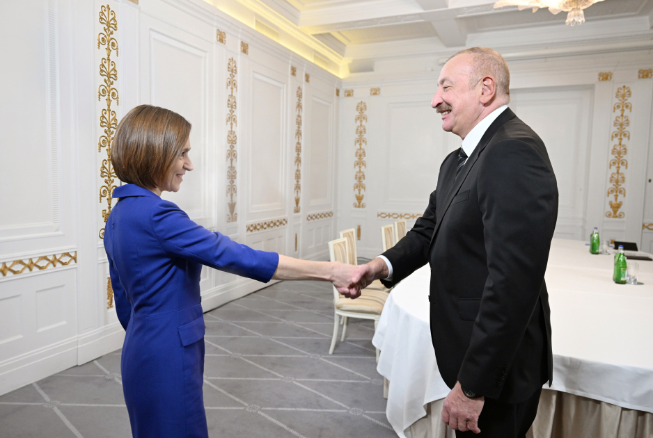 Президент Азербайджана Ильхам Алиев встретился в Копенгагене с Президентом Молдовы