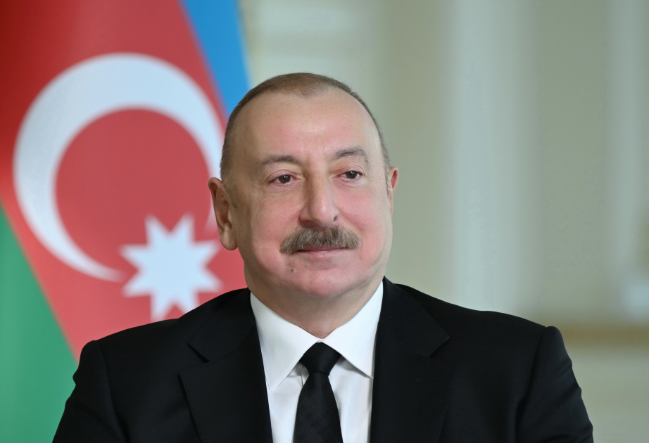 Президент Ильхам Алиев поделился публикацией о рабочем визите в Данию