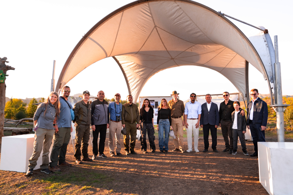 Лейла Алиева и Арзу Алиева приняли участие в церемонии открытия Ахар-Бахарского национального парка в Гахском районе