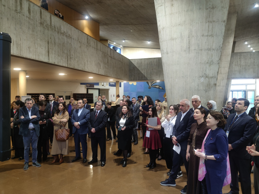 В штаб-квартире ЮНЕСКО открылась выставка по случаю 900-летия архитектора Аджеми Нахчывани