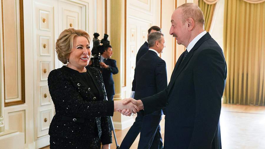 От председателя Совета Федерации Федерального Собрания Российской Федерации Валентины Матвиенко