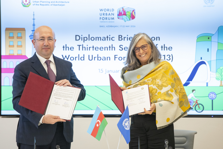 Азербайджан и Программа UN-Habitat достигли важного успеха в преддверии WUF13