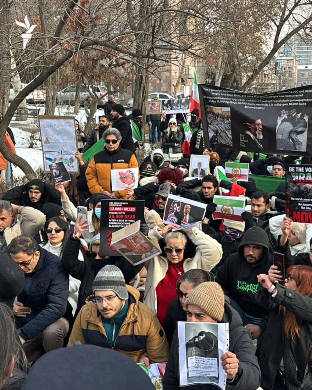 Семь человек задержаны во время протеста перед посольством Ирана в Иреване