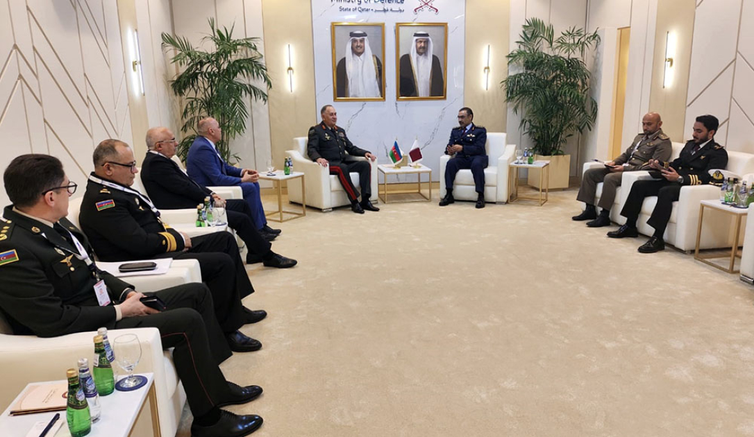 Начальник Генерального штаба Азербайджанской армии встретился с военным руководством Катара