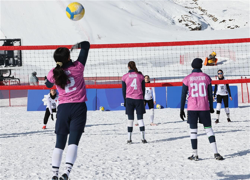 Завершён Кубок Азербайджана по снежному волейболу