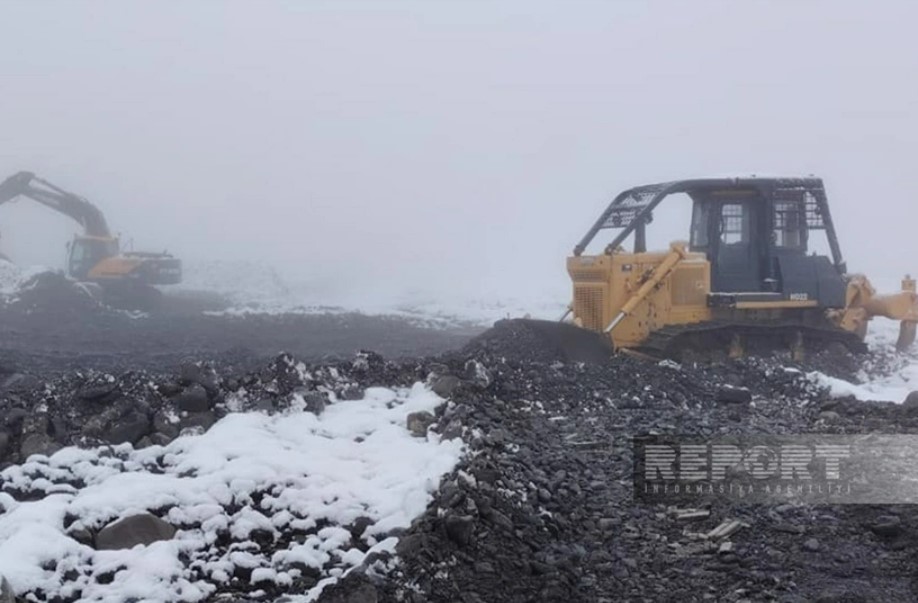 В Шекинском районе усиливается защита населенных пунктов от селевых вод