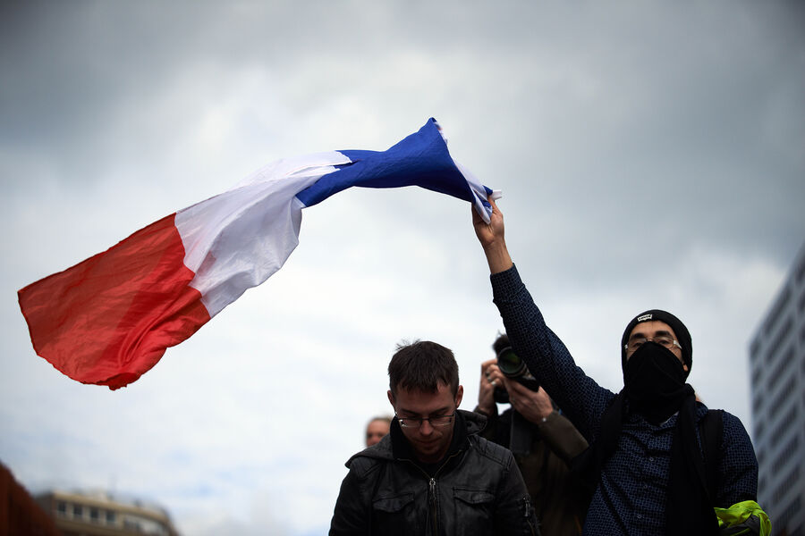 Во Франции прошла акция за выход страны из ЕС