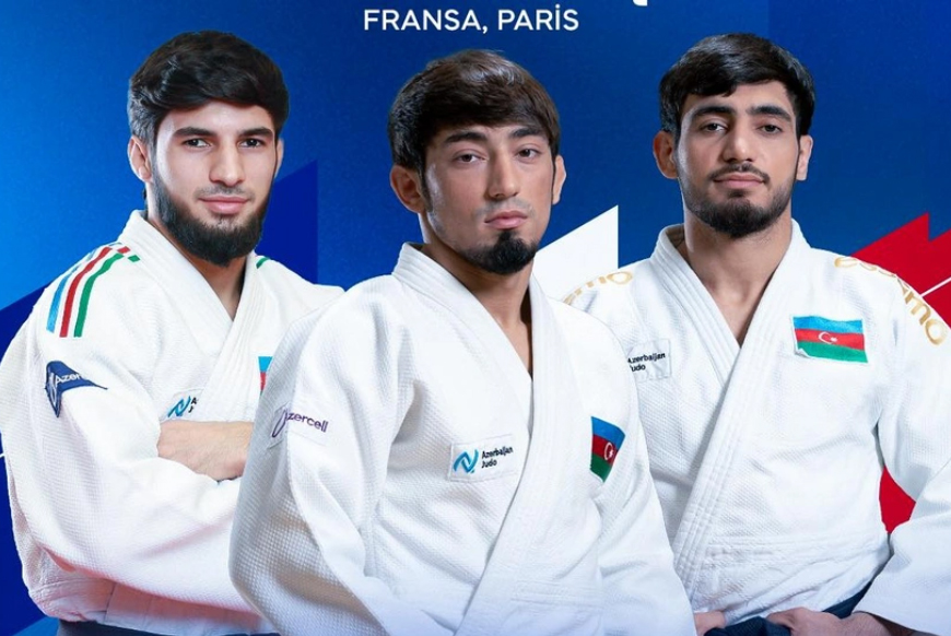 Азербайджанские дзюдоисты выходят на татами "Большого шлема" в Париже