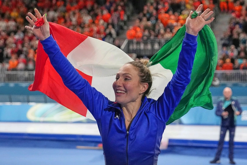 Итальянка установила олимпийский рекорд в конькобежном спорте