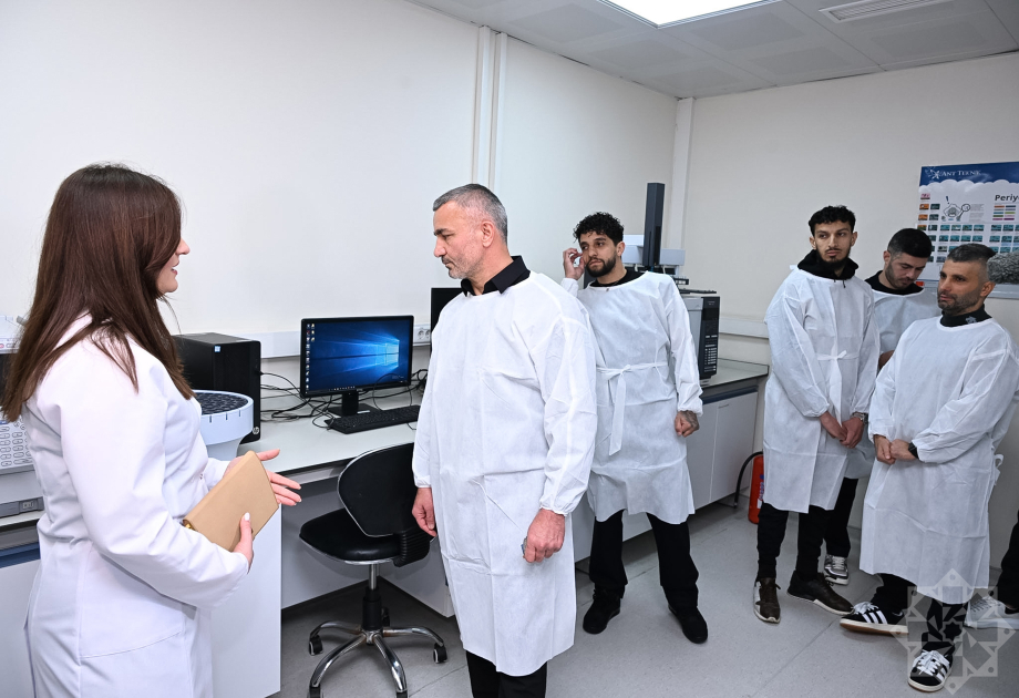 Футболисты &laquo;Карабаха&raquo; побывали в Институте пищевой безопасности Азербайджана