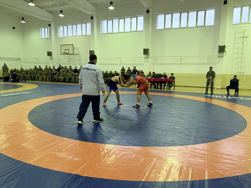 В Азербайджанской армии проводится первенство по дзюдо, греко-римской и вольной борьбе