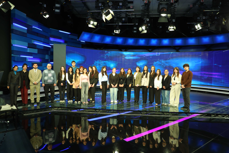 Информационная сессия в АзТВ для студентов БГУ