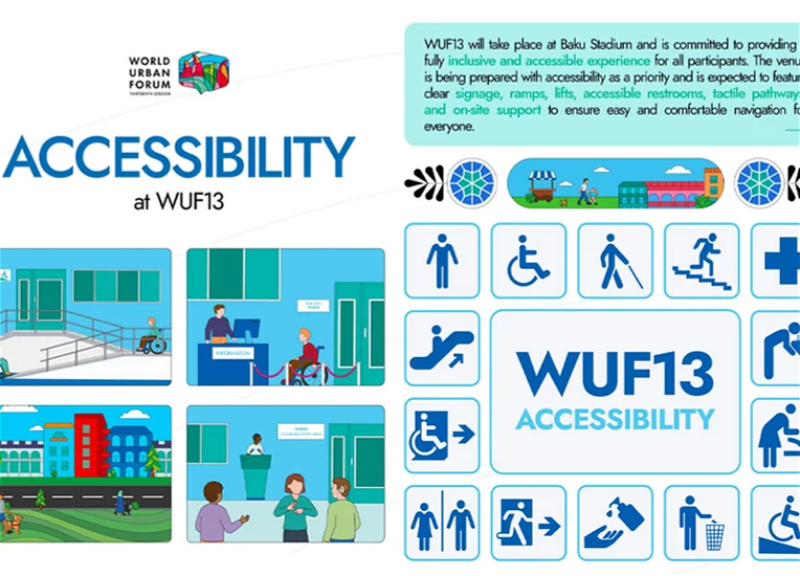 Основным приоритетом планирования пространства на WUF13 будут принципы доступности