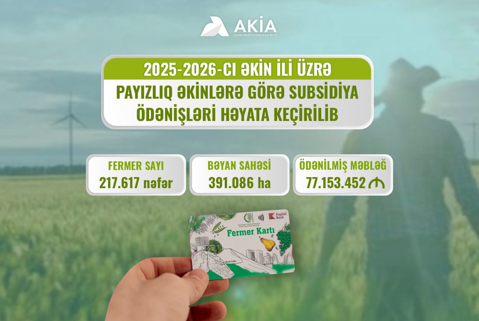 Фермеры получили первые выплаты за осенние посевы