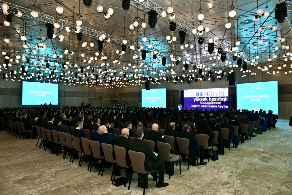 Начал работу II Форум судей Азербайджана